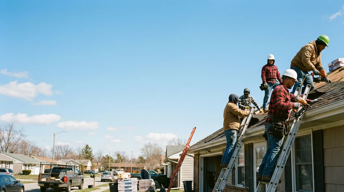 Roofing in Aniwa, WI near me